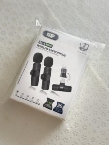 ميكروفون لاسلكي مزدوج (2 في 1 / 2in1 Wireless Microphone)